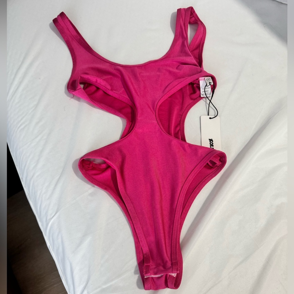 Kollyy bodysuit with mesh covering